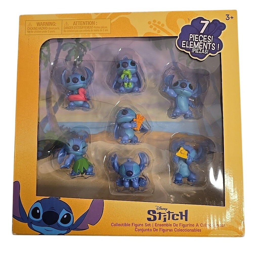 Disney Lilo and Stitch‎ Movie Collectible 7 Figure Pack Toys Set New In Box NIB